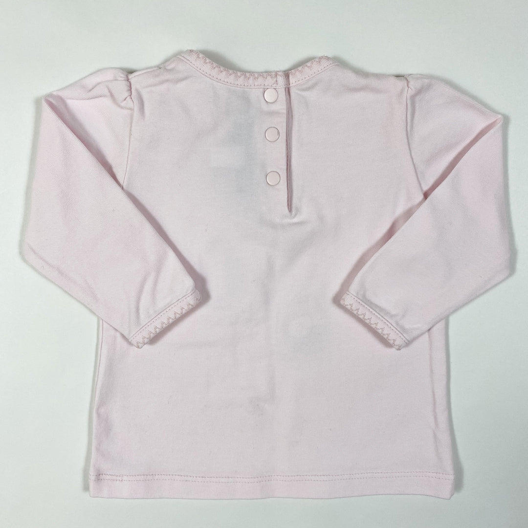 Tartine et Chocolat rosa Igel-Langarmshirt 3M