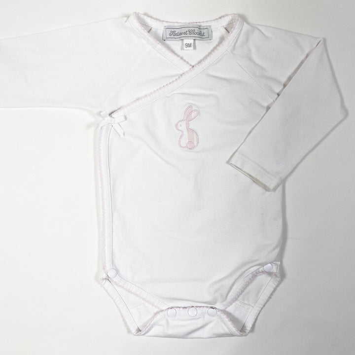 Tartine et Chocolat white rabbit wrap body 9M