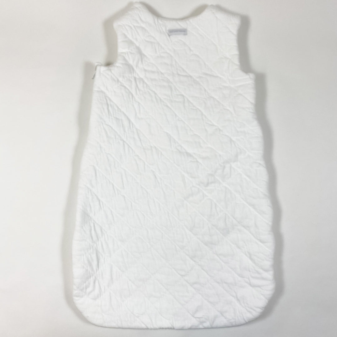 Petit Bateau white padded sleeping bag NB/55cm
