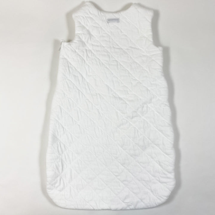 Petit Bateau white padded sleeping bag NB/55cm