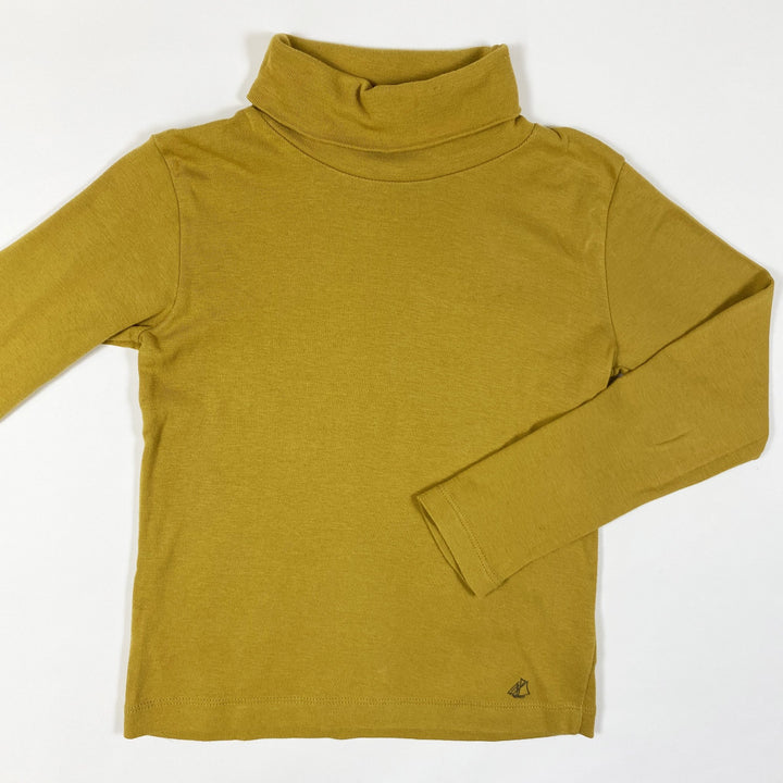 Petit Bateau mustard long-sleeved turtle neck  6Y/116