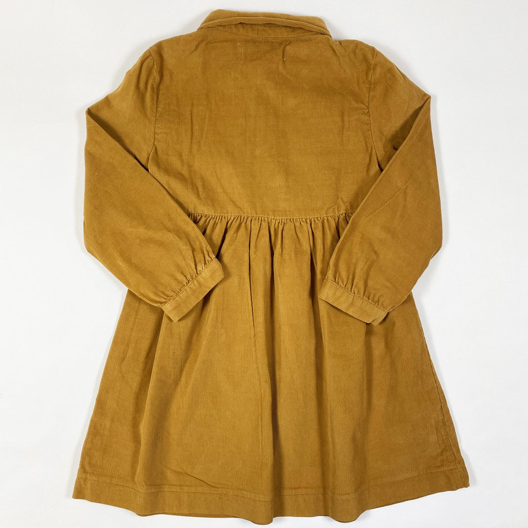 Zara cognac long-sleeved corduroy dress 6Y/116