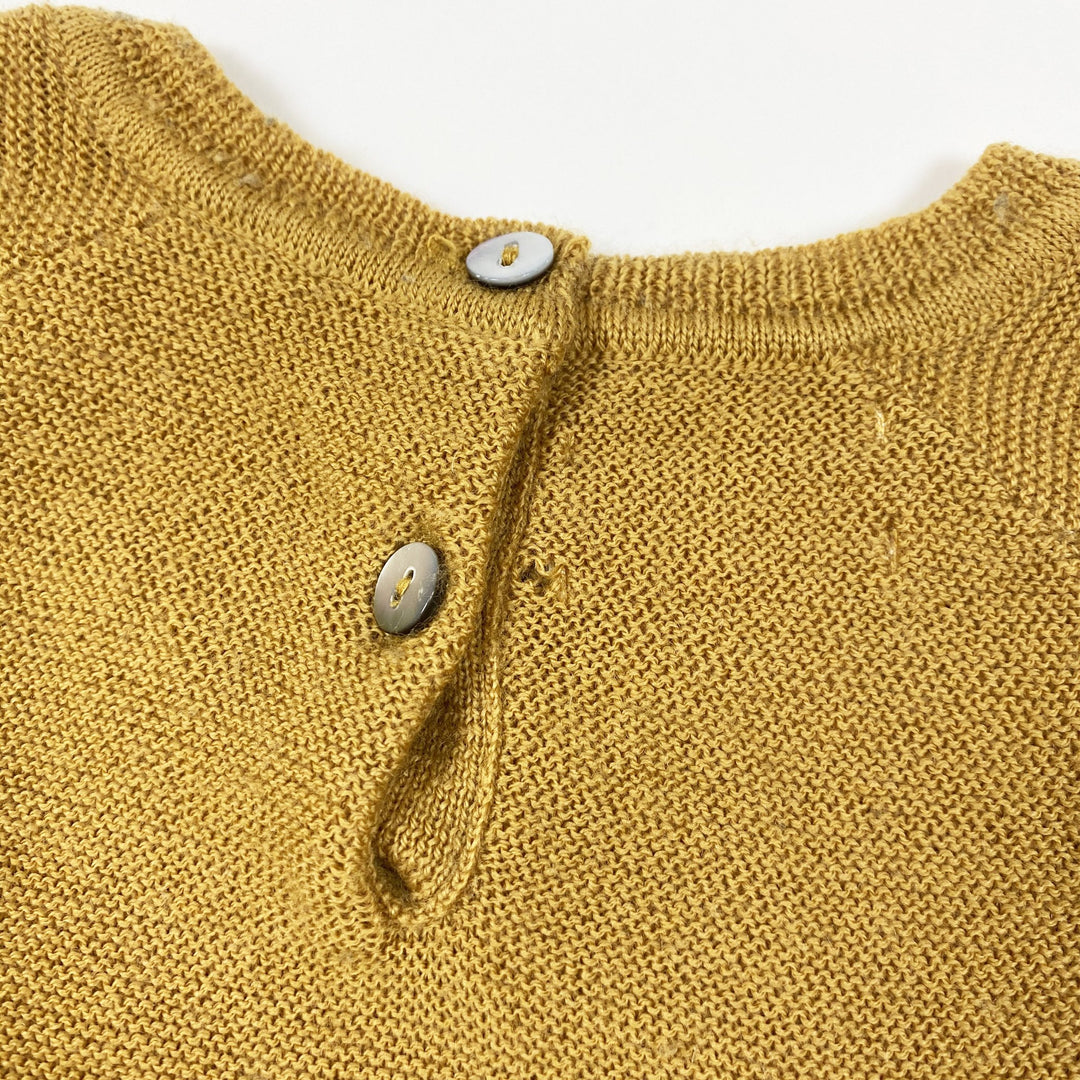 Konges Slojd camel knit jumper 80-86