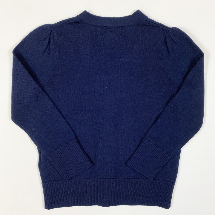 Ralph Lauren navy soft wool knit cardigan 3/3T