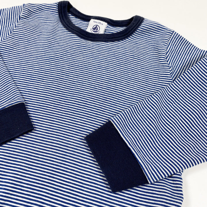 Petit Bateau navy striped pyjama 3Y/95cm