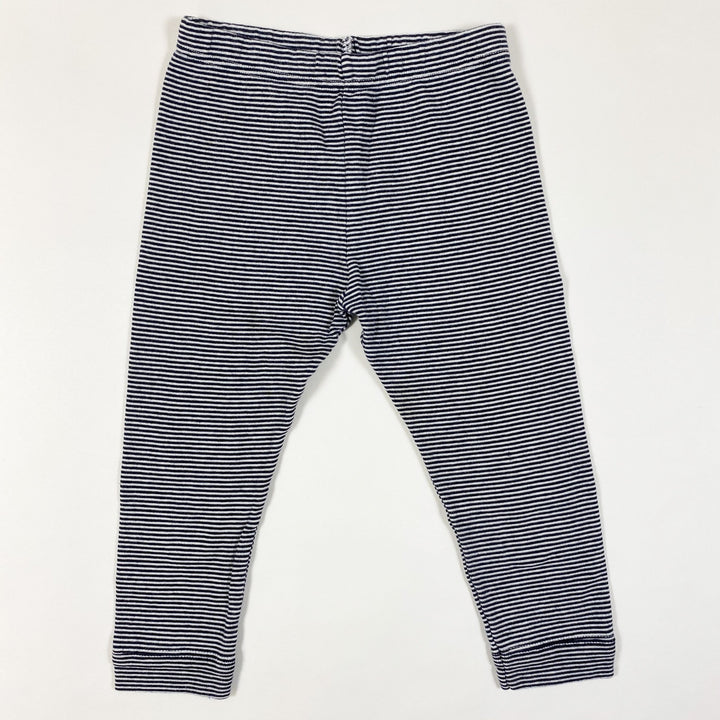 Petit Bateau blue striped leggings 24M/86cm