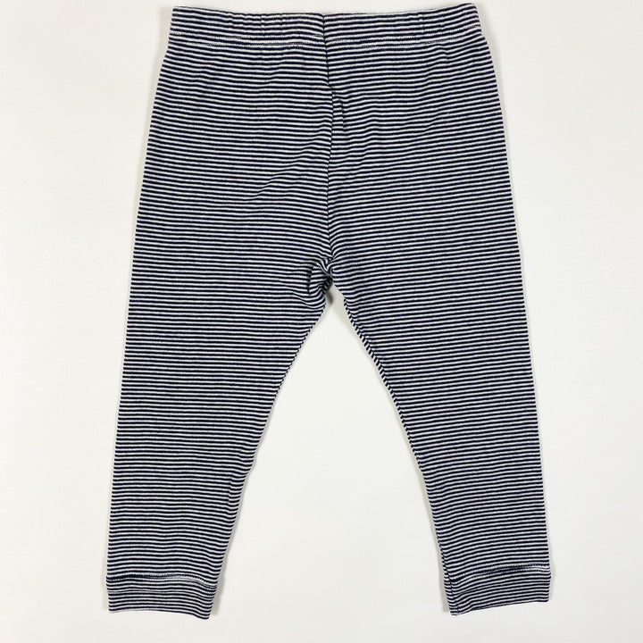 Petit Bateau blue striped leggings 24M/86cm