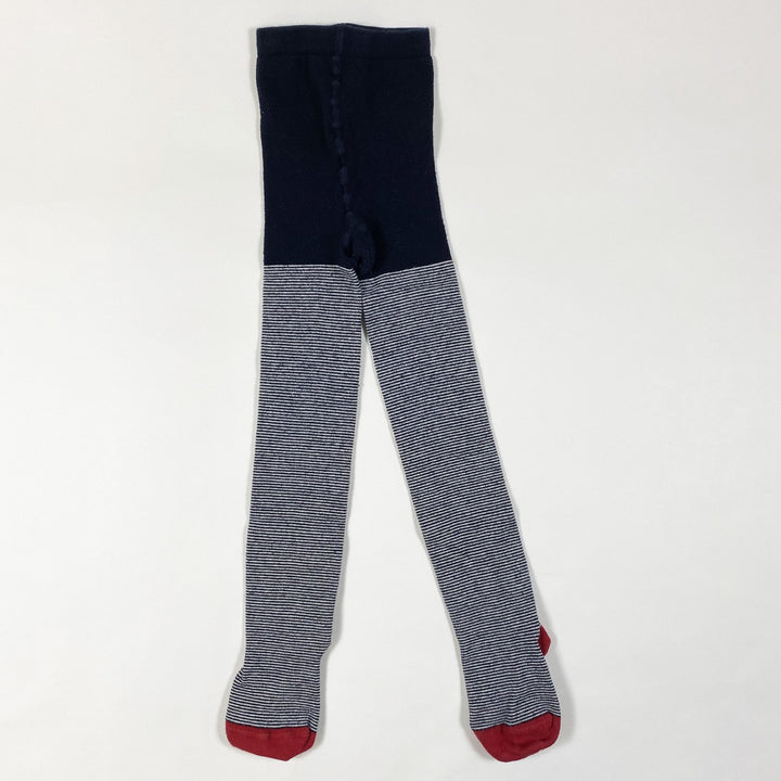 Petit Bateau blue striped tights 3-4Y/102cm