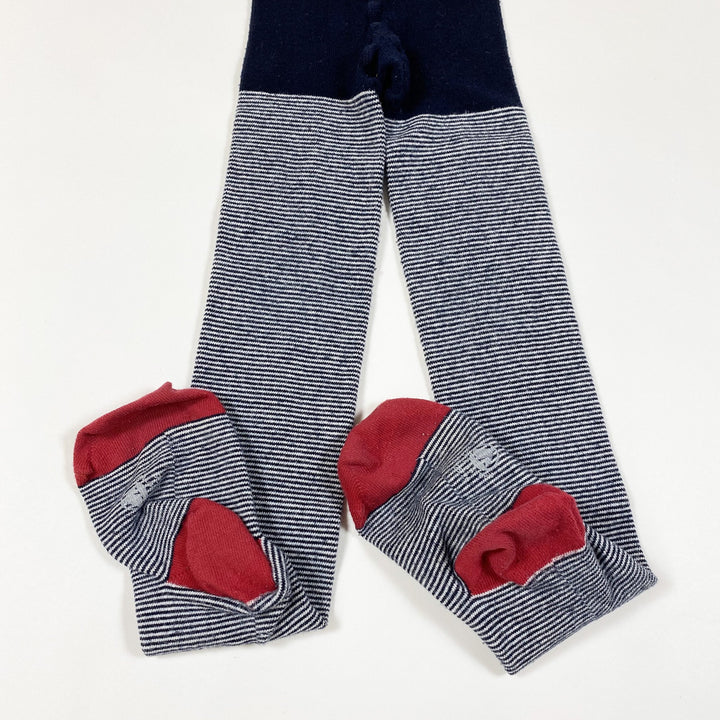 Petit Bateau blue striped tights 3-4Y/102cm