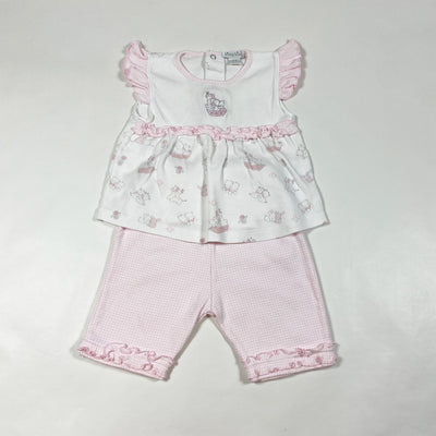 Kissy Kissy white pink animal pyjama 6-9M 1