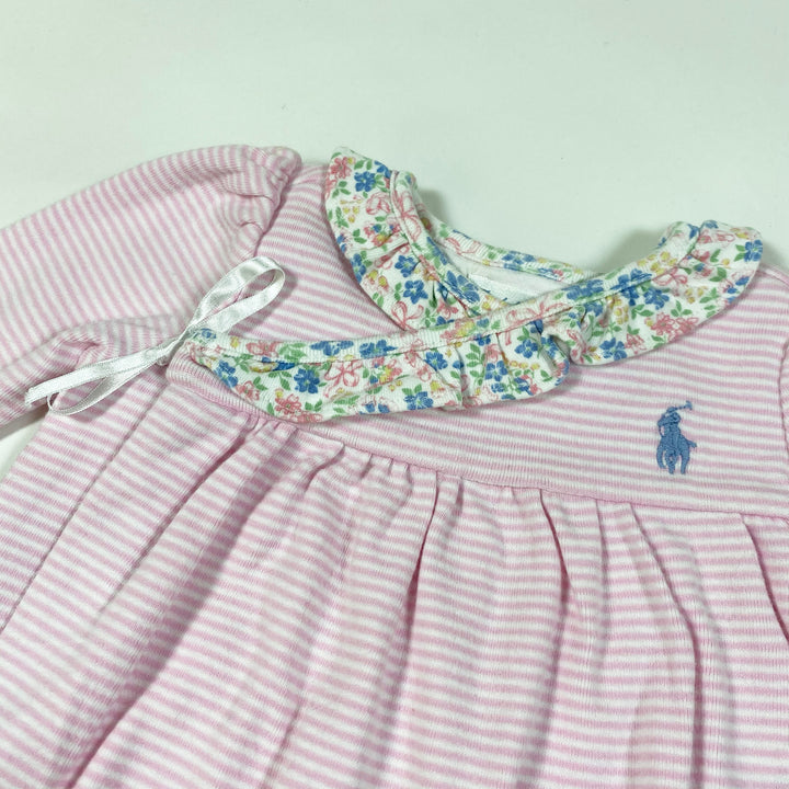 Ralph Lauren pink striped jumpsuit 3M