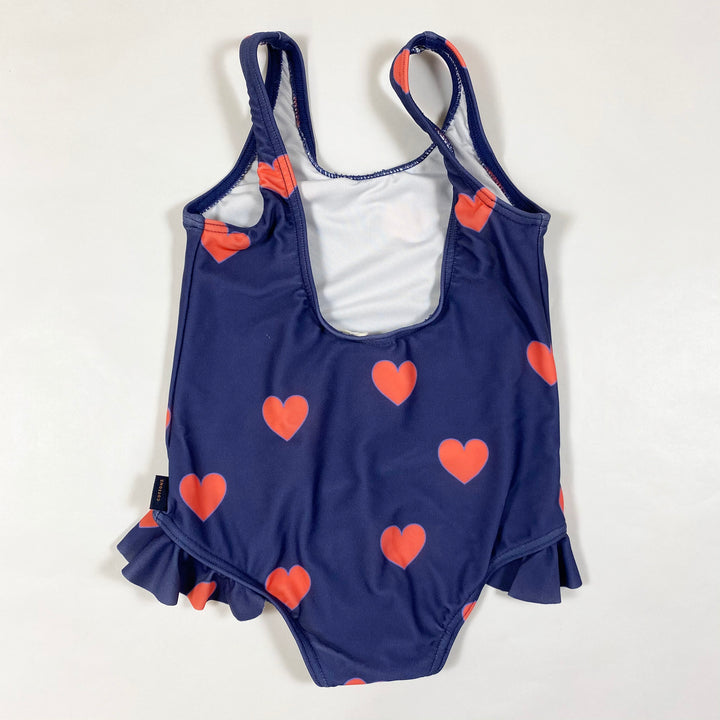 Tiny Cottons hearts frill swimsuit UPF50+ Second Season 2Y 2