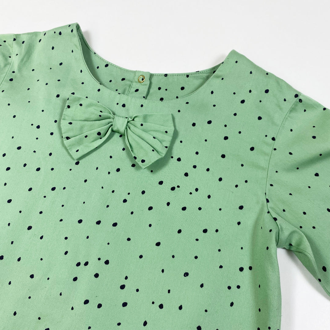 Mini Rodini green dotted blouse 128-134 2