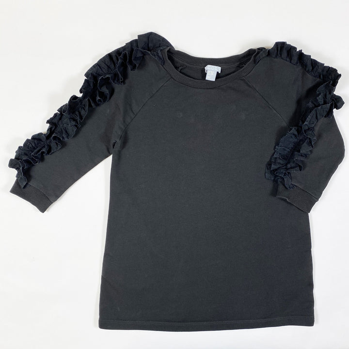 COS black tunic with ruffles 2-4Y/98-104cm