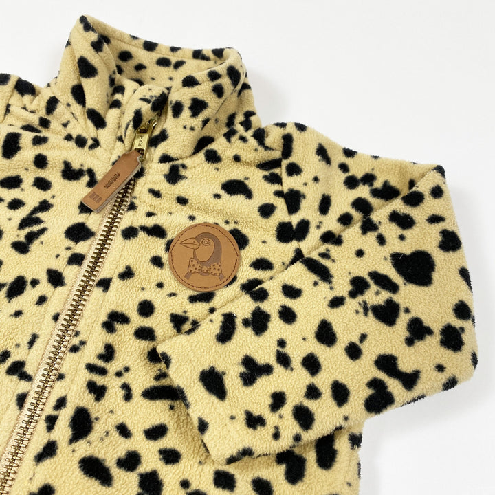 Mini Rodini spot fleece jacket 56/62