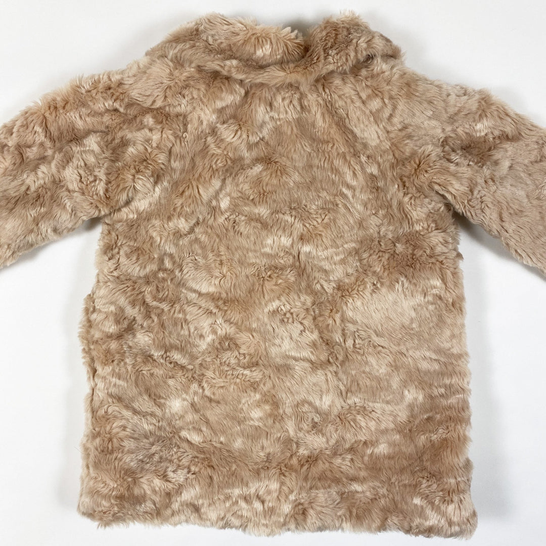 Lindex pink faux fur jacket 1,5-2Y/92