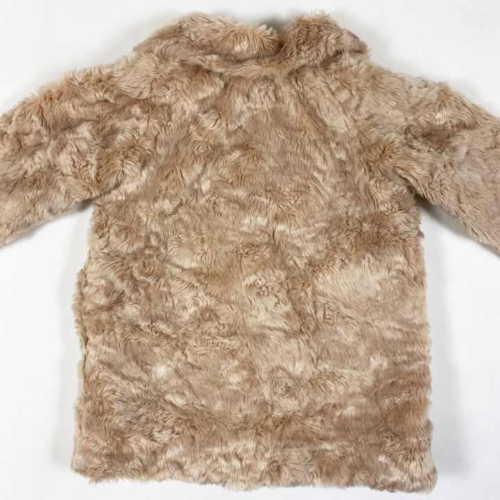 Lindex pink faux fur jacket 1,5-2Y/92