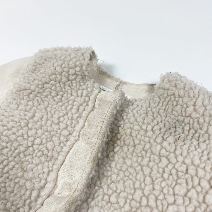 Zara beige faux fur shearling jacket 12-18M/86