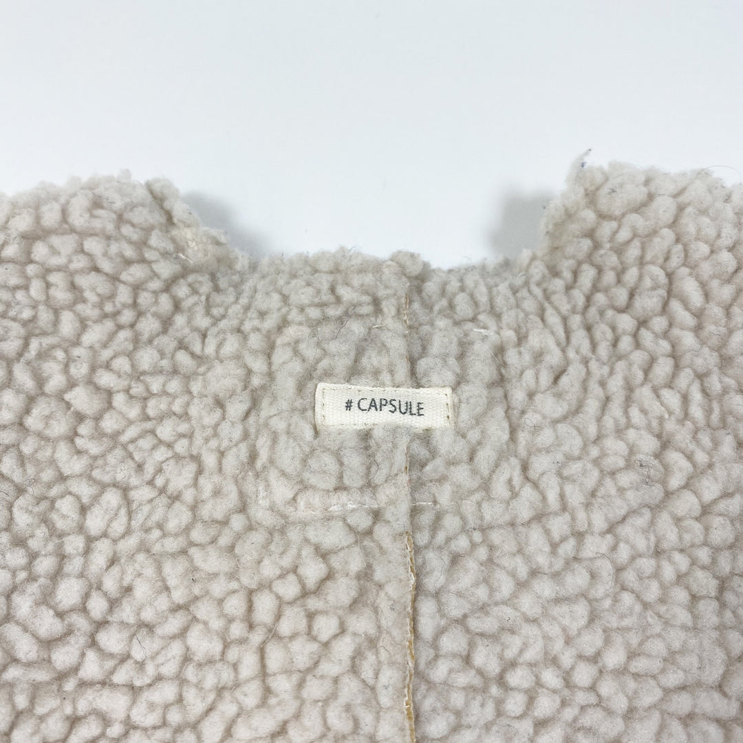 Zara beige faux fur shearling jacket 12-18M/86