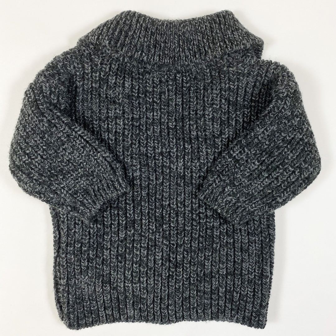 Zara grey heavy knit cardigan 18-24M/92