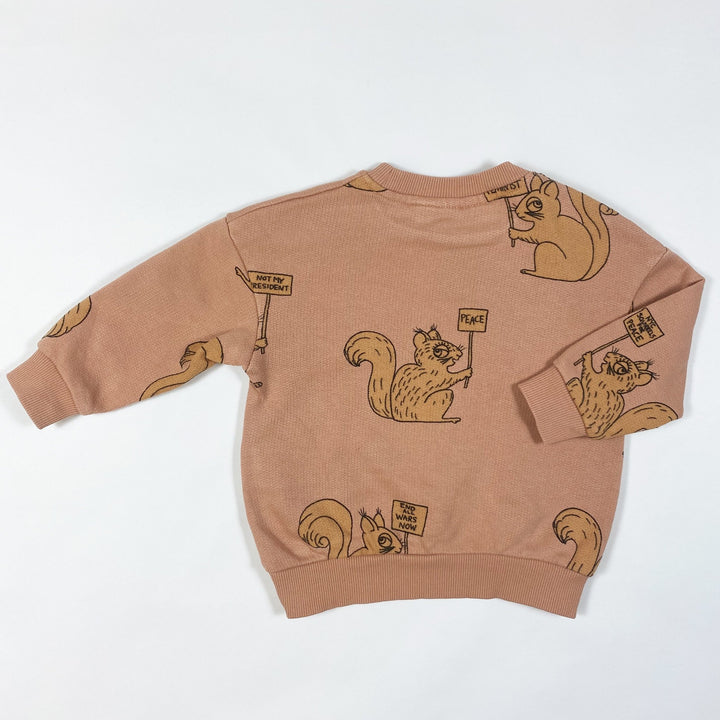 Mini Rodini no war squirrel sweatshirt 68/74
