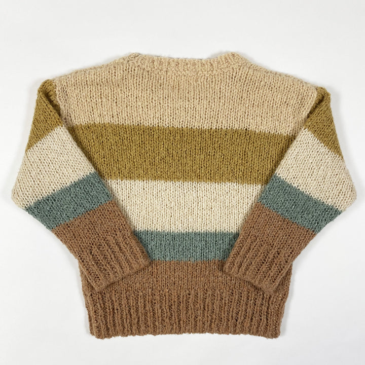 Rylee + Cru multicolour Aspen striped sweater size 2-3Y
