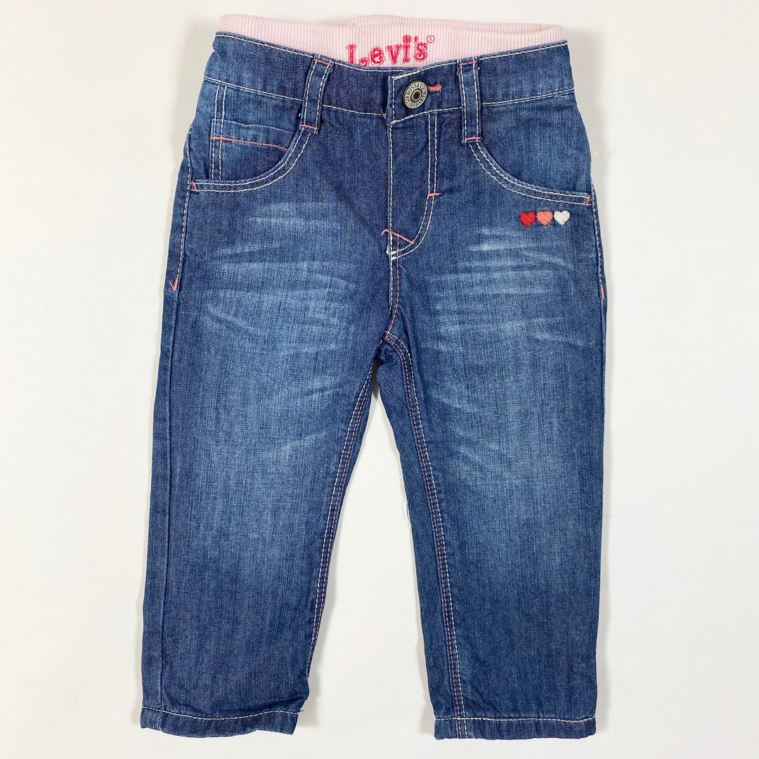Levi's girls blue denim with soft lining 12M