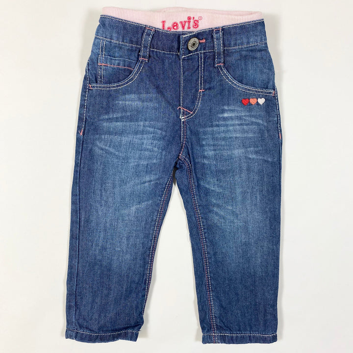 Levi's girls blue denim with soft lining 12M