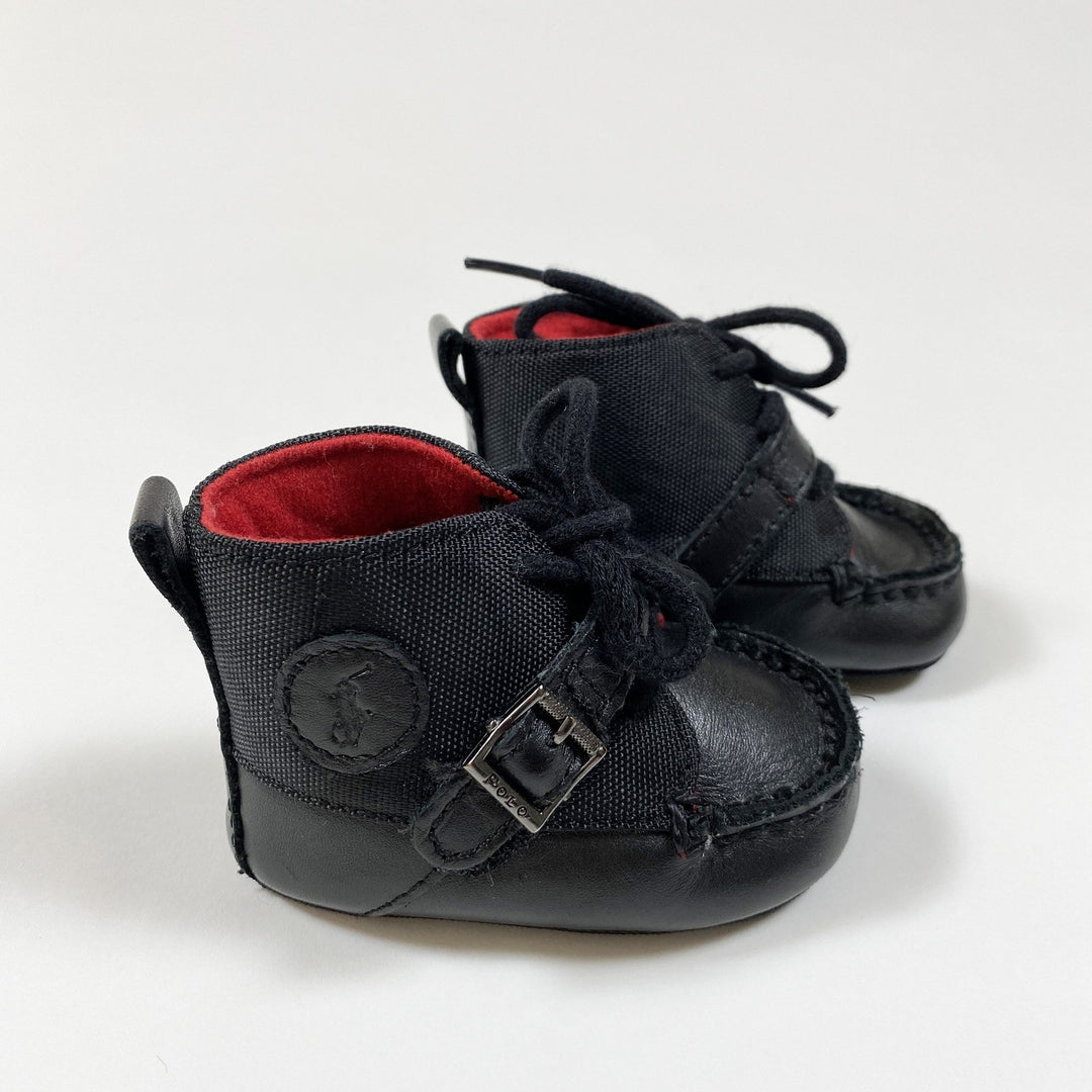 Ralph Lauren black baby booties 16