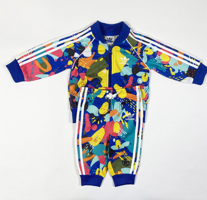 Adidas colour splash sweat suit 3-6M