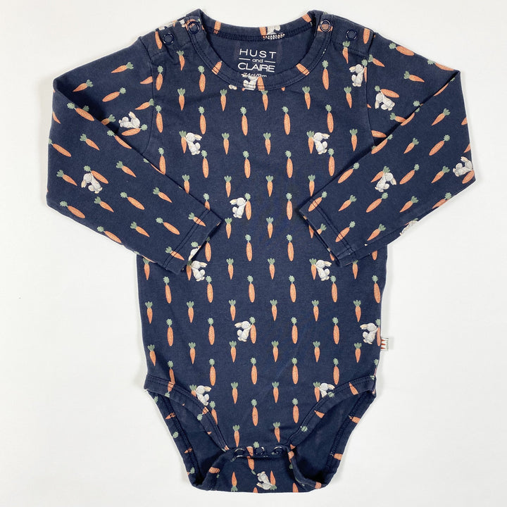 Hust & Claire Karottenprint-Body 9M/74