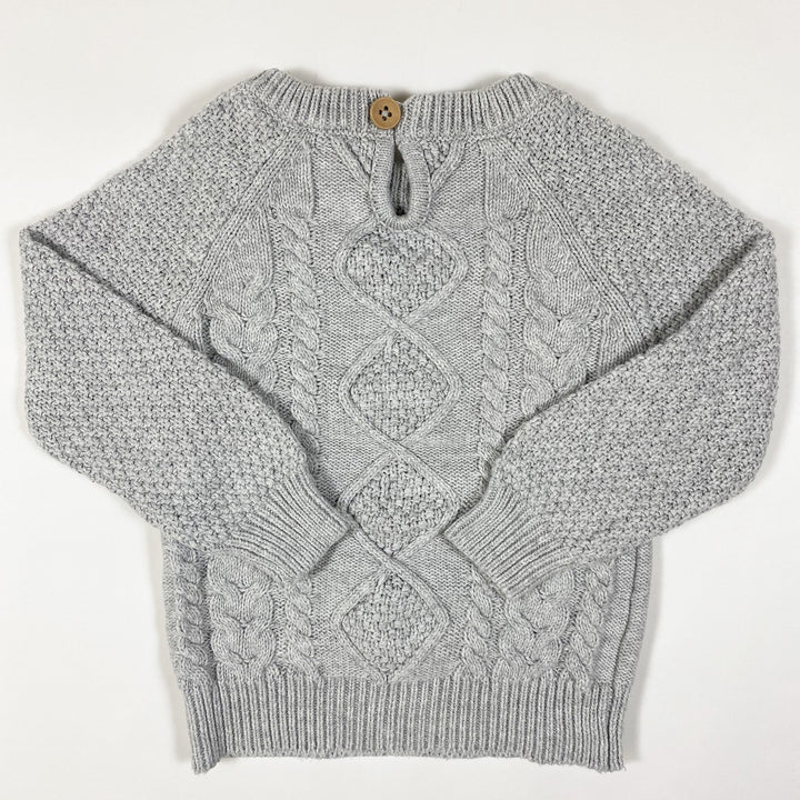 Jamie Kay light grey cable knit jumper diff. sizes