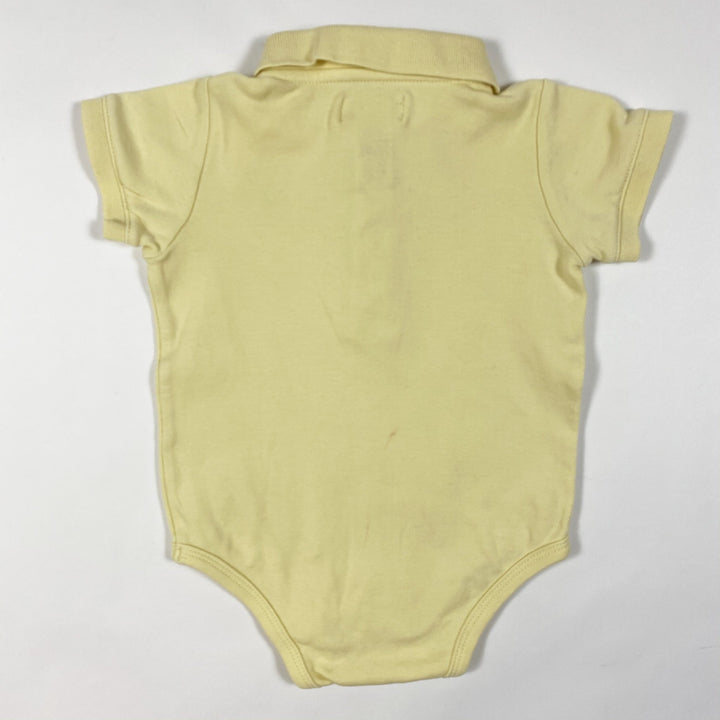 Ralph Lauren gelber kurzärmeliger Body 9M