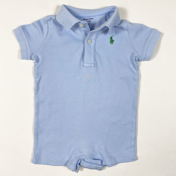 Ralph Lauren sky blue short polo jumpsuit 6M/70