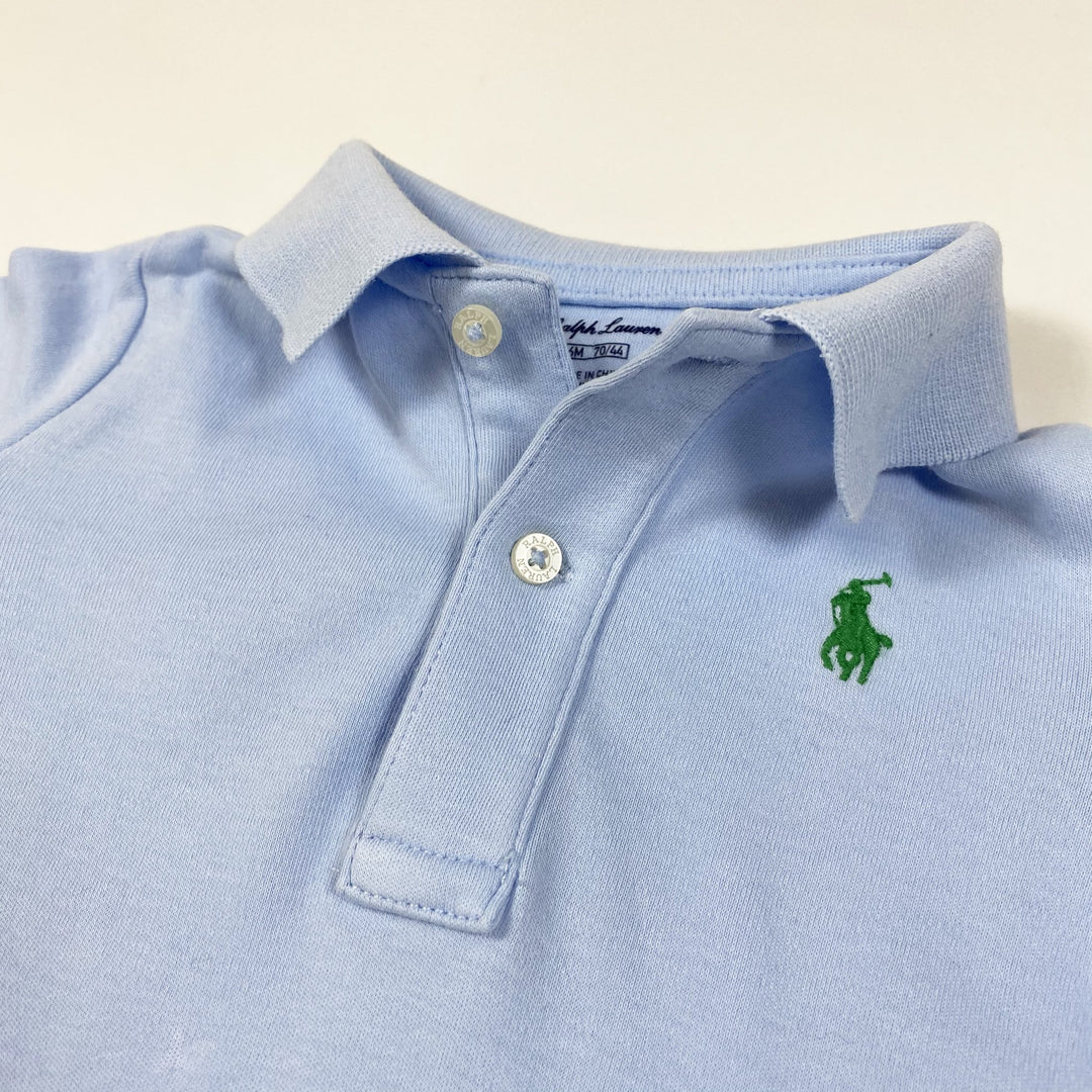 Ralph Lauren sky blue short polo jumpsuit 6M/70