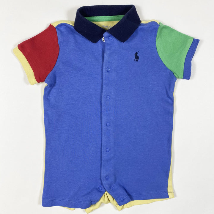 Ralph Lauren colour block kurzer Polo-Overall 9M