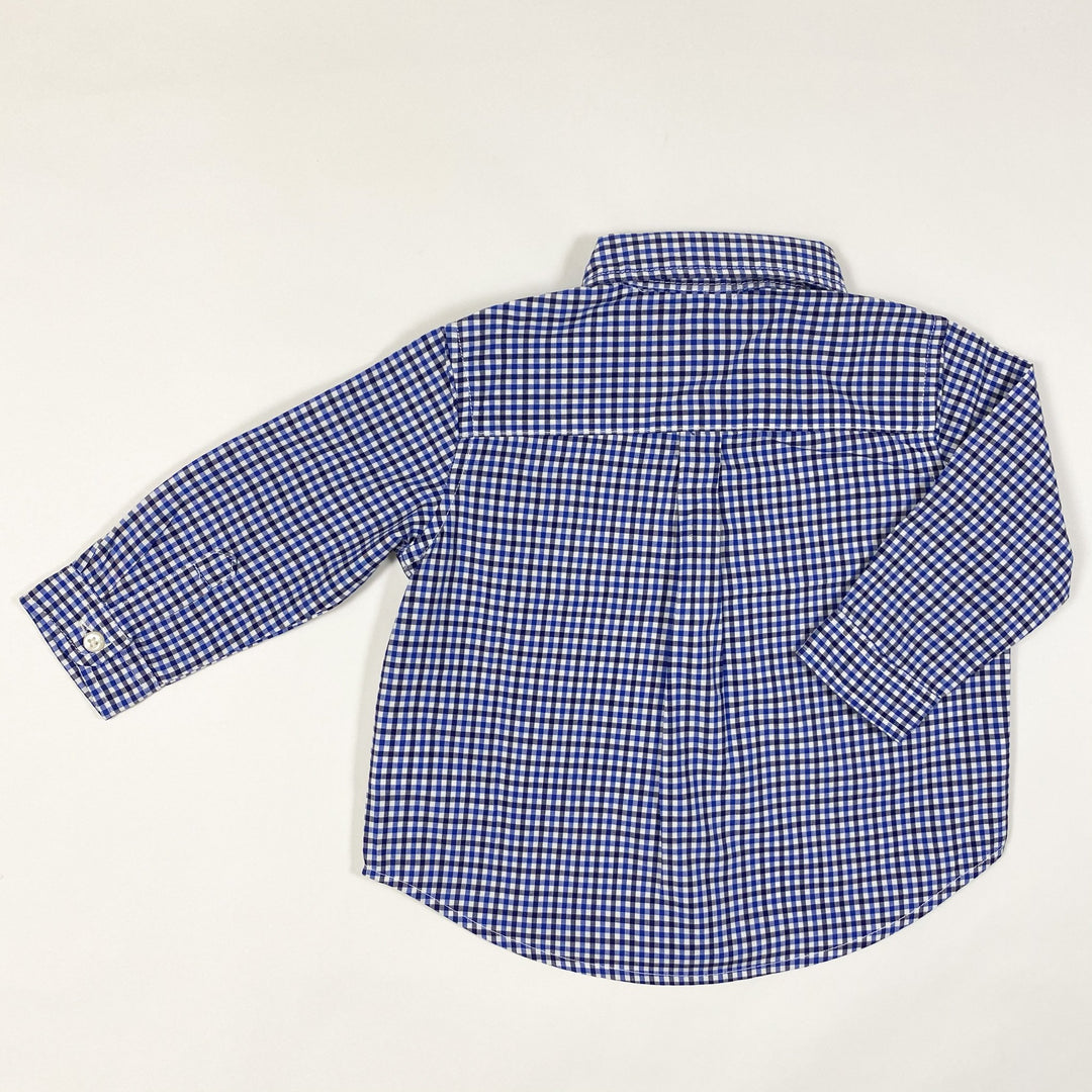 Ralph Lauren blau kariertes Hemd 6M