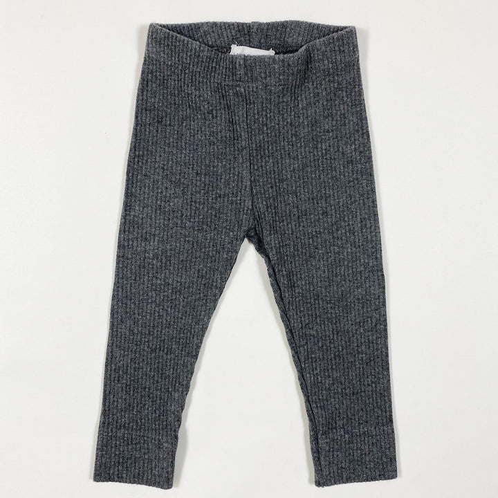Jamie Kay dark grey rib leggings 0-3M