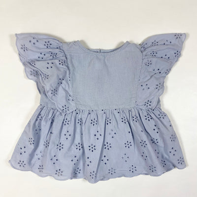 Zara light blue short-sleeved blouse 18-24M/92 1