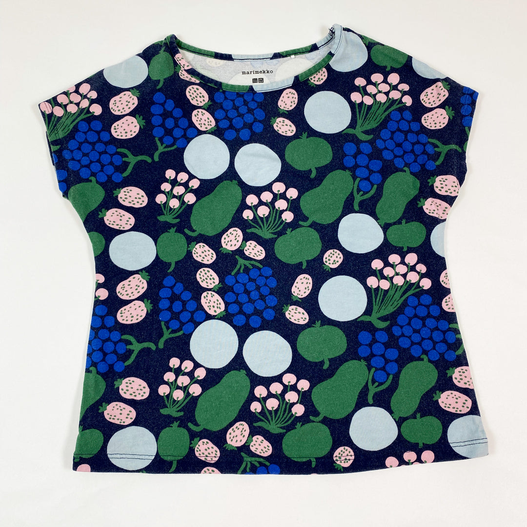 Uniqlo x Marimekko black floral T-shirt Ingrid Emil