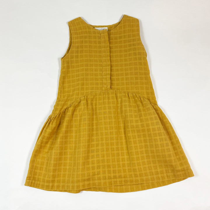 Serendipity gold yellow sleeveless dress 104/4Y 1