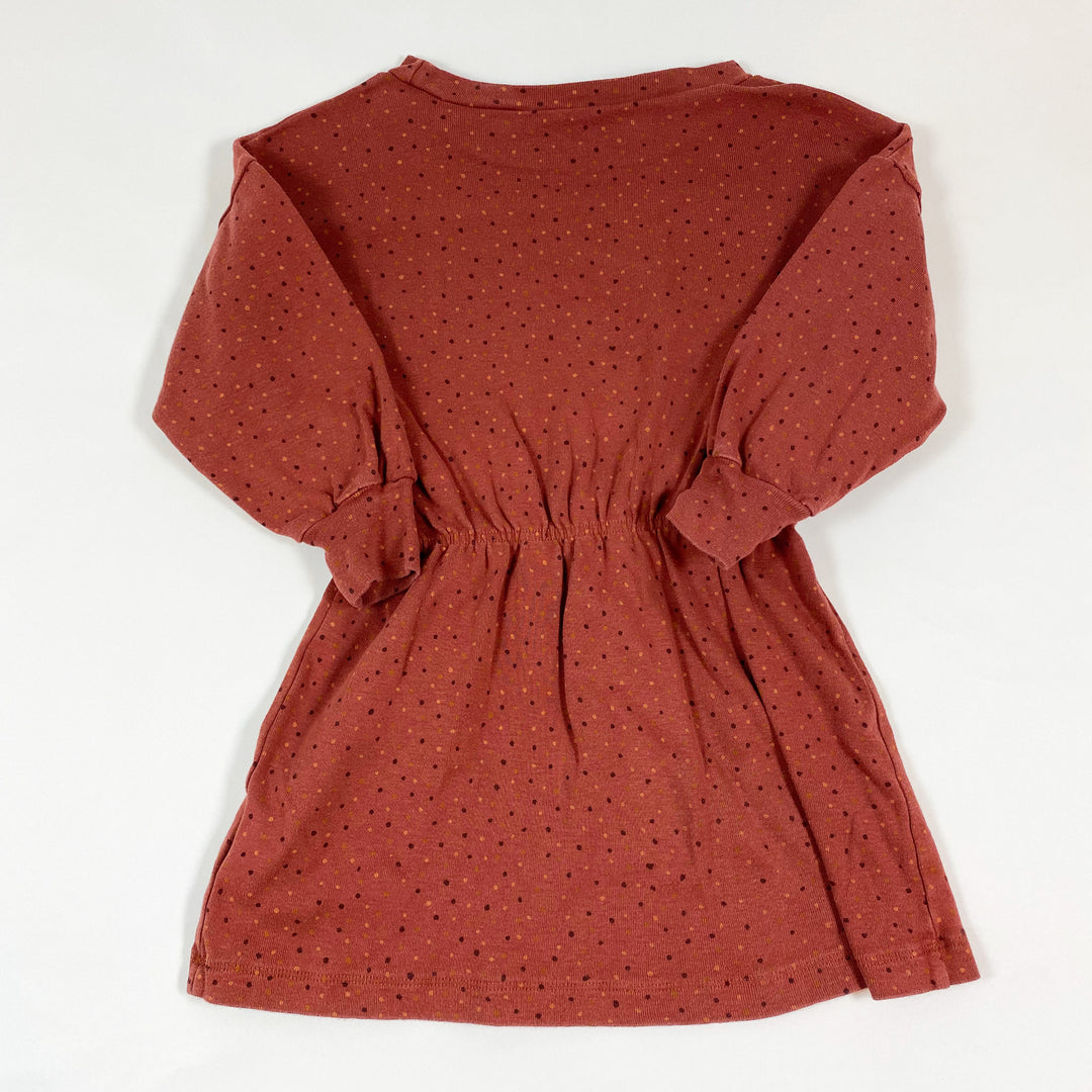Soft Gallery terracotta dotted elastic waist dress 4Y 3