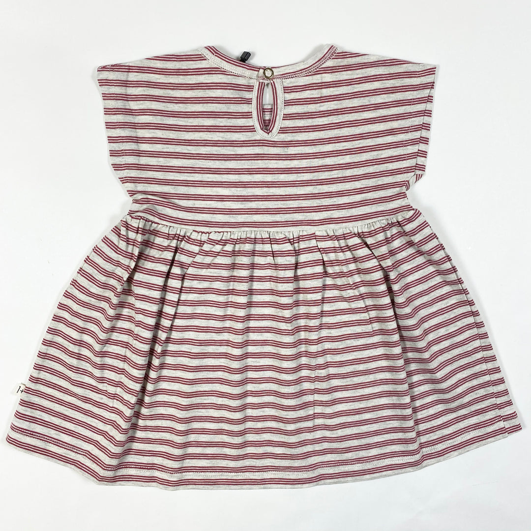 1+ in the Family grasse red striped dress Second Season 18M