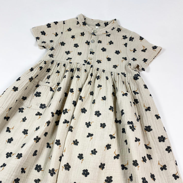 Rylee + Cru sage floral dress 4-5Y 2