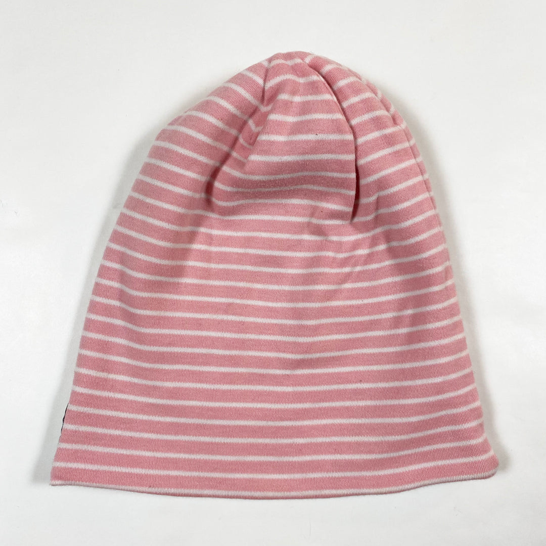 Geggamoja Collection pink striped hat with fleece lining S (2-4Y) 2