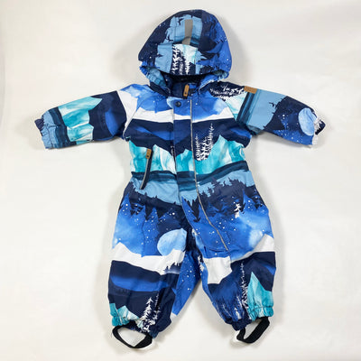 Reima blue multi-coloured snow suit 9-12M/74 1