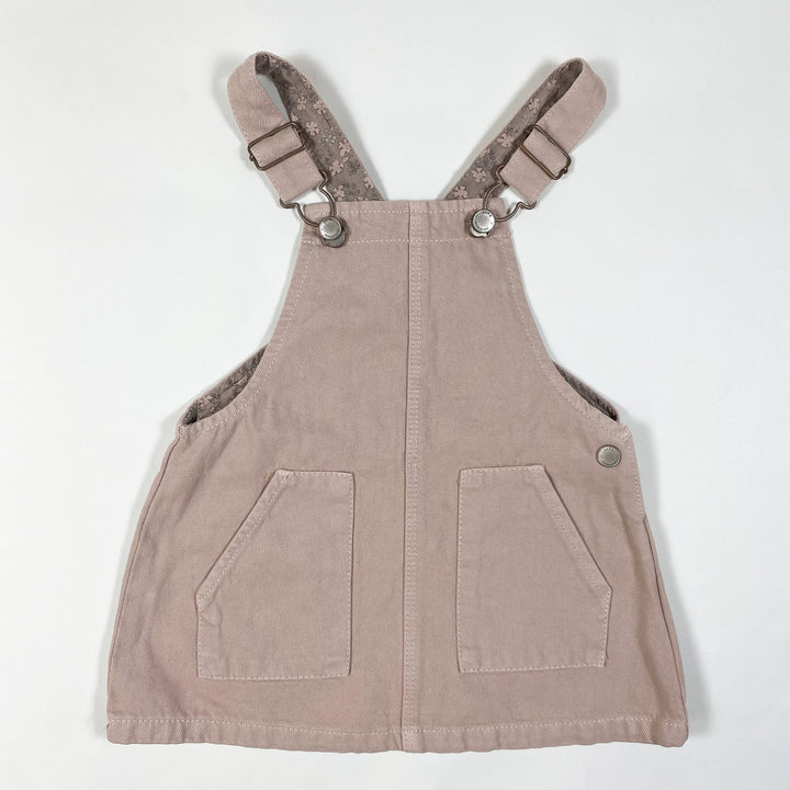 Zara pink denim braces skirt diff. sizes