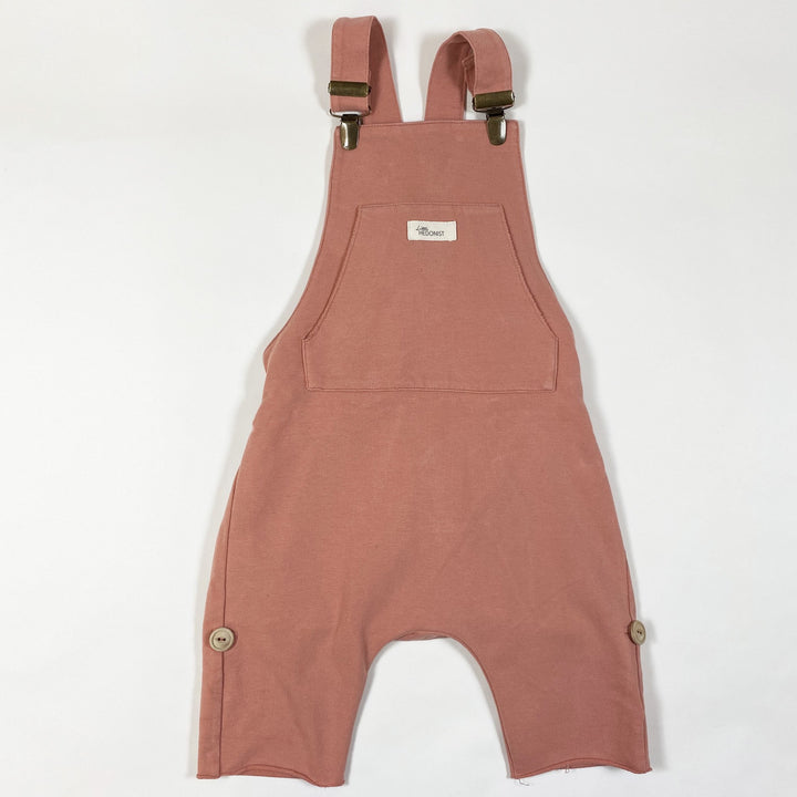 Little Hedonist pink dungarees 86