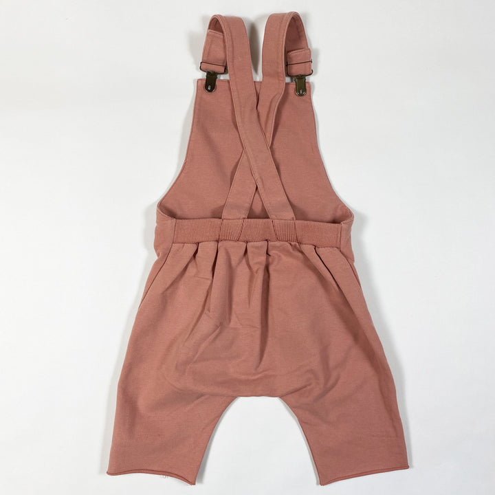 Little Hedonist pink dungarees 86