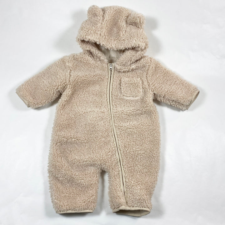 Mon Bébe ecru teddy overall S/3-6M 1